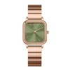 Horloges Dameshorloge van hoge kwaliteit mode niche-ontwerp gevoel stalen band quartz-Buartz eenvoudig temperament montre de luxe geschenken
