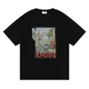 Mens Designer Rhude T Shirt Casual Short Sleeves Fashion Letter Printing High Quality Men Women Hip Hop Tees Size S-XL