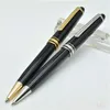 High Quality 163 Bright Black Ballpoint Pen / Roller Ball Pen Classic Office Stationery Promotion Pens For Birthday Gift