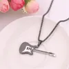 Pendentif Colliers Mode Guitare Collier Clavicule Chaîne Simple Hip Hop Collier Rock Déclaration Bijoux Charme