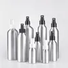 30 ml - 500 ml aluminium fina dimsprayflaskor tom flaska som används som parfym eterisk oljevatten kosmetisk dispenser flaska lpmoc