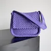 10A top leather women's bag designer luxury woven small square bag hand-held fashion shoulder armpit bag simple solid color brand classic spring and summer Clamshell