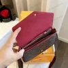 Stylisheendibags designerka torby na ramię portfel Portfel Messenger Women Saine Bagswholesale z wzorem litery Chelders Three w jednym