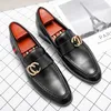 Luxury Brand Leffer Shoes Black Brown Plaid L Leather Shoes Party Pointed Toe Formal Wear Shoes Dress Shoes Office Business Shoes Size 38-48