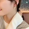 Studörhängen Petal Pearl For Women Korean Fashion Petite Geometric Woman Earring Trendy Jewelry Accessories Wholesale 2023