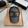 YY2023 Modna męska czapka baseballowa marka Millinery Designer Ball Cap Tiger Snake Pszczoła pszczoła Outdoor Casual Fashion Wysoka jakość 22AQ