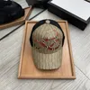 yy2023 Moda para hombre Gorra de béisbol Marca sombrerería Diseñador Gorra de béisbol Tigre Serpiente Abeja patrón Moda casual al aire libre Alta calidad 22aq13b