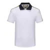 T-shirt da uomo di moda Mens POLO manica corta traspirante Tops Tees Lettera Pattern Stampa Uomo Donna Estate T-shirt Polo da uomo taglie forti M-3XL 15