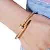 F272 manchette en acier inoxydable plaqué or créatif pour et filles bracelet avec Zircon mère Bracelets cadeau