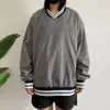 Erkek Tasarımcı Jumper v Boyun Nakış Külot Uzun Kollu Hoodie Şifon Gevşek Fitness Spor Sweatshirt Son Model Kadınlar Giymek Üstleri İnce Nefes Alabilir