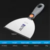 Putty Knife Stainless Steel Drywall Plastering Scraper Tool Trowel Wall Cleaning Shovel Construction Tools FO4040FO4045 230609