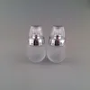 Nuevo 30 ml / 1 oz Frasco cosmético de vidrio esmerilado Dispensador de botellas de viaje para champú de esencia Bomba prensada Envases cosméticos vacíos Wvjop