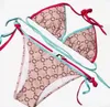 2030 Pink Fashion Bikini diseñador nadar Mujeres Trajes de baño bikini set Multicolors Summer Time Beach Trajes de baño Traje de baño de viento Tamaño grande