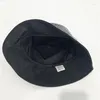 Basker svart hink hatt med all-over stenar för kvinnor lyxiga designer strass fiskare mössa bling party hattar
