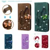 Étuis portefeuille pour Samsung A24 4G A34 Redmi Note 12 4G Xiaomi POCO X5 Pro Google Pixel 8 Pro Bling Diamant 3D Papillon PU Cuir De Luxe Porte-empreinte Flip Cover Pouch