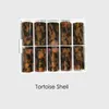 Stickers Decals Tortoiseshell Amber Nails Tortoise Shell Nail Art Foil Leopard Pattern Transfer Decals Wraps Tips Stickers Manicure Decorations 230609