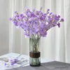 Dried Flowers Simulation Pea Flower Bouquet Home Living Room Table Decoration Wedding Arrangement Artificial Fake Plants