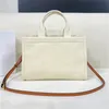 Bolsa Grande Cabas Thais Em Têxtil Listrado Luxo Designer Estampa Carta Bolsa Feminina Compras Bolsa de Ombro Top Carteira Totes