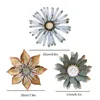 Dekorativa blommor Metal Flower Wall Decor Creative Art Luxury Decoration Fashion 3D vardagsrum SOFA BAKGRUND