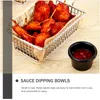 Dinnerware Sets 4 Pcs Sauce Cup Small Vinegar Bowls Dipping Ketchup Containers Salad Dressing Reusable Seasoning Kitchen
