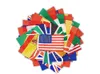 32Pcs /let String Flag Countries Around The World Nations Flag Games Hanging banner 21*14cm 20x30cm