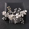 Wedding Hair Jewelry Rhinestone Flower Comming Pin na głowę dla kobiet Bride Girl Bridal R230612