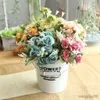 Dried Flowers Artificial Flower Wild Rose Bouquet Simulation Home Furnishing Decoration Hand Road Decorated Wall