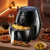 1PC Air Fryer, duża pojemność, cyfrowy ekran dotykowy LCD, nietoplowy stojak na powłokę na bazie wody i koszyk smaczny