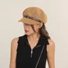 Berets Spring and summer new hollow breathable star Anise women's outdoor Sunburst knitting retro Beret G220612