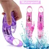 Multippeed Crystal Dildo Вибраторы кроличьи вибраторы женская мастурбация Огромная G Spot Dildo Clitoris стимулятор секс -игрушки для женщин L230518