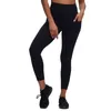 Spodnie do jogi dla damskiej fitness Push Up Ćwiczenie z boczną kieszonkową siłownią płynną brzoskwiniowe tyłek ciasne legginsy Velafeel