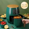 1 pc Friteuse À Air Ménage Sans Huile Faible En Gras Multi-Fonctionnelle 4.5L Grande Capacité Friteuse Électrique Poêle Antiadhésive Facile À Laver Ustensiles De Cuisine