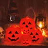 Decorazione per feste 1pc S/M/L Halloween Pumpkin Lantern Horror Led Night Light Lampada artificiale per Happy Home Bar Ornament