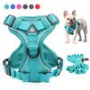 Conjunto de coleiras para cães, colete ajustável para animais de estimação, para cães grandes e pequenos, gatos, malha reflexiva, filhote de cachorro, gato, alça para o peito, acessórios para cães