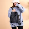 Plecak 2021 Fashion Women Plecaks 3 w 1 torby przeciwpłytkowe na ramię nastoletnie dziewczęta Oxford High School Bags Female Travel Mochila J230517