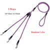 1/2/3Dogs Pet Dog Leash 55 Inch Long Braided Nylon for Double Dog Leash 3 Dog Leash dog harness and leash set dog harness