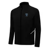 San Jose Earthquakes Cappotto sportivo per il tempo libero da uomo Cappotto caldo autunnale Camicia sportiva da jogging all'aperto Giacca sportiva per il tempo libero