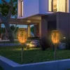 Lampada da esterno a torcia da giardino a LED con fiamma solare a luce solare impermeabile per luci da balcone in cortile