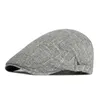 Berets Spring Summer Polyester Color Solid News Boys 'Flat Top Hat من الذكور والرسامين 79 G220612