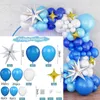 Décoration de fête ballon bleu faveurs de mariage Combo accessoires de célibataire arches d'anniversaire ballons de douche de bébé