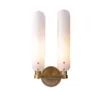 Lampa ścienna LED Modern Art Deco Copper Gold White Light Sconce do sypialni