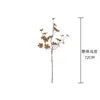 Decoratieve Bloemen 72cm Kunstbloem Hawaiian Golden Dragon Leaf Eucalyptus Bruiloft Woondecoratie Planten