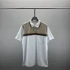 2 herrpolos t-shirt mode broderi korta ärmar toppar tändskrage tee casual polo skjortor m-3xl#135