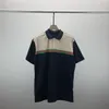 2 camisetas masculinas polo bordados fashion mangas curtas tops gola redonda camisetas polo casuais M-3XL#135