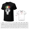 Men's Polos Moto Guzzi 100th Anniversary Italian Flag Logo And Chequered Flags T-Shirt Oversized T Shirts Black T-shirts For Men