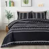 Ensembles de literie 23PCS Ensembles de couverture de lit matelassés avec étui Tissu doux Boucles d'angle Ensembles de literie Boho Style Home Textile Bed Quilt Set Z0612