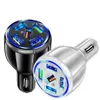 5 Port Car Mobile Phone Charger USB LED Fast Charger لـ iPhone 13