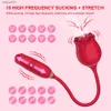 Rose Zuigen Vibrator voor Vrouwen Tepel Clit Stimulator Vibrerend Ei Dildo Vibrators Clitoris Sucker Vibator Seksspeeltje voor Vrouwen L230518