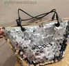 stylisheendibags Borse a tracolla Straw Tot Paillettes Glitter Cesto di verdure Borsa di marca di lusso di grande capacità Borse da spiaggia