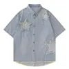 shirts womens denim lace